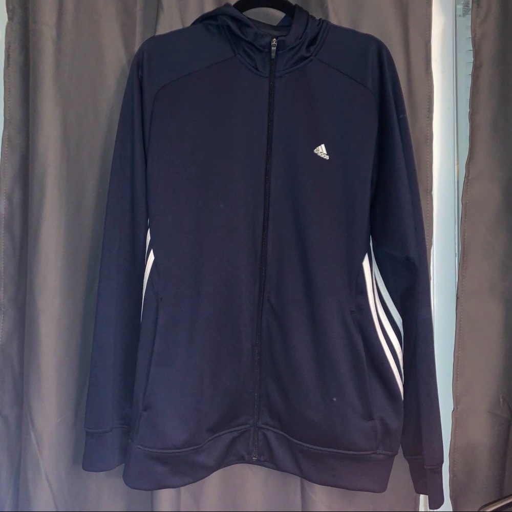 Hooded ADIDAS track jacket